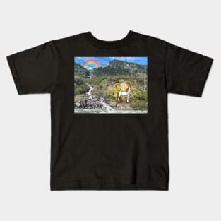 Magic in the Wild: Crystal River near Marble Colorado | Dancing Uniquorns by Mellie Kids T-Shirt